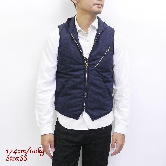 POST O'ALLS（ポストオーバーオールズ）　#1522 E-Z CRUZ Vest　P/C hi-count poplin w/polyfill　 P1522-P51