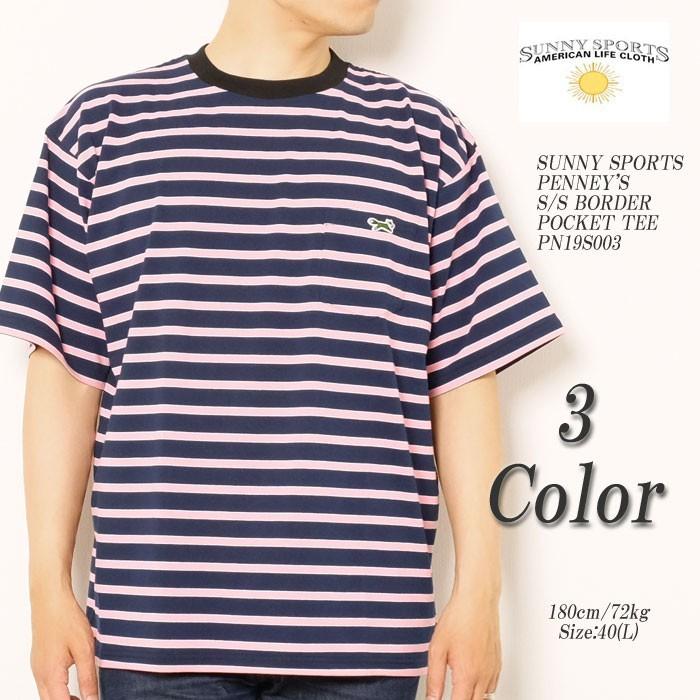 SUNNY SPORTS（サニースポーツ） ペニーズ 半袖ボーダーポケットT
