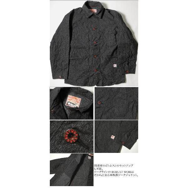 ロバストワークス モールスキンジャケット ROBUST WORKS（ロバストワークス） by BURGUS PLUS RW402 コバート