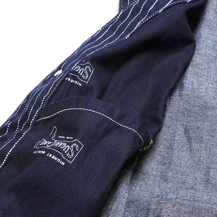 SUGAR CANE シュガーケーン SC12654 ウォバッシュ ストライプ ワーク