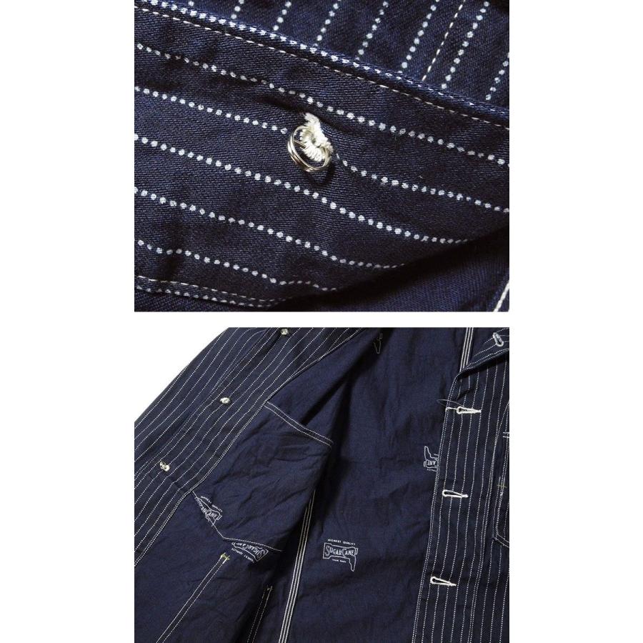 SUGAR CANE SUGARCANE（シュガーケーン） 9oz. WABASH STRIPE RAILROAD