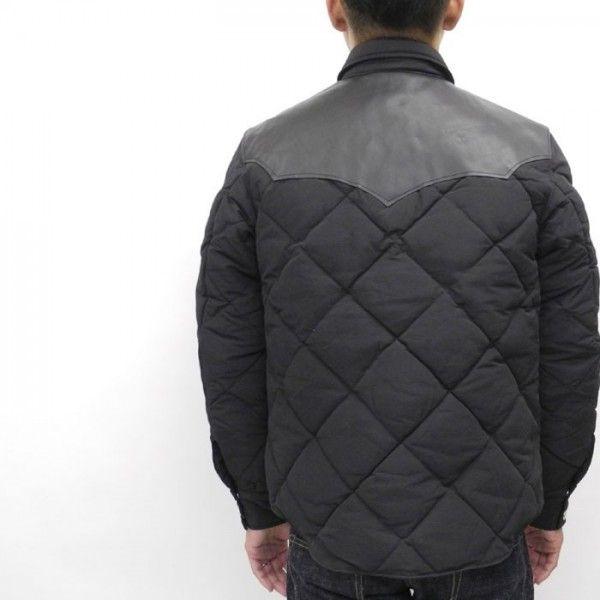 SUGAR CANE（シュガーケーン） N/C LEATHER YOKE DOWN JACKET SC13069
