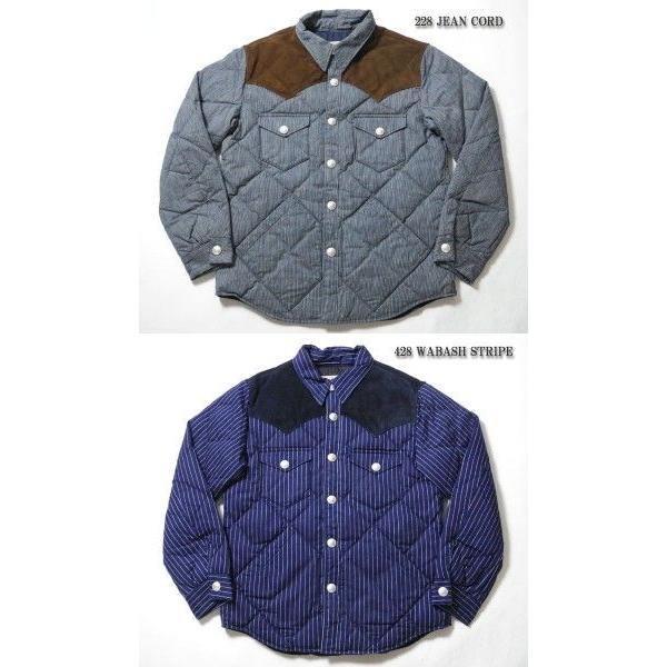 SUGAR CANE（シュガーケーン）　LEATHER YOKE　DENIM DOWN JACKET　CONCHO BUTTONS　SC13120 