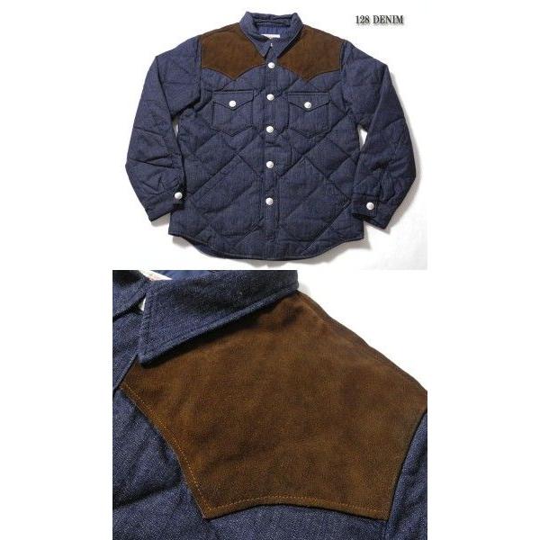 SUGAR CANE（シュガーケーン）　LEATHER YOKE　DENIM DOWN JACKET　CONCHO BUTTONS　SC13120 