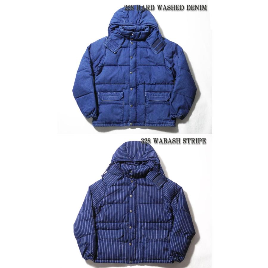 SUGAR CANE CANE シュガーケーン 10oz. DENIM HOODED DOWN JACKET 