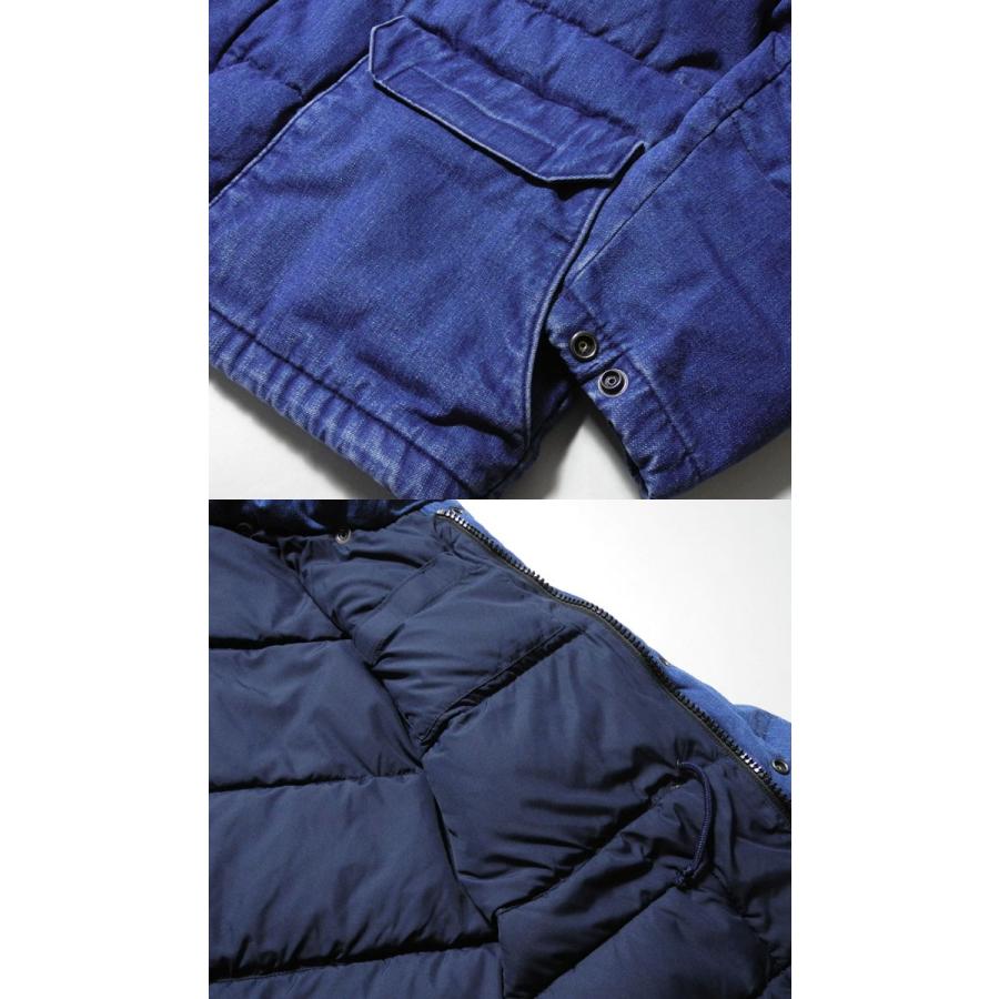SUGAR CANE CANE シュガーケーン 10oz. DENIM HOODED DOWN JACKET 