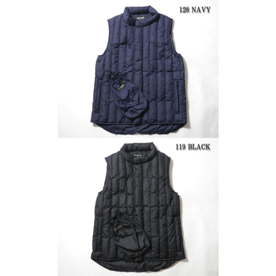 SUGAR CANE SUGARCANE（シュガーケーン） NYLON INNER DOWN VEST