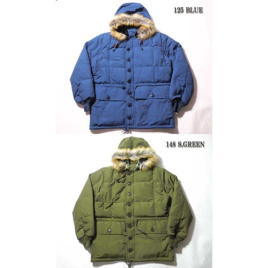SUGAR CANE CANE シュガーケーン COTTON/NYLONHOODED DOWN JACKET