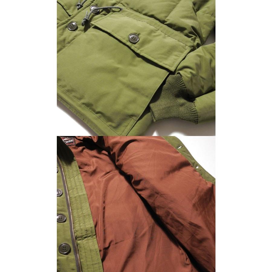 SUGAR CANE CANE シュガーケーン COTTON/NYLONHOODED DOWN JACKET