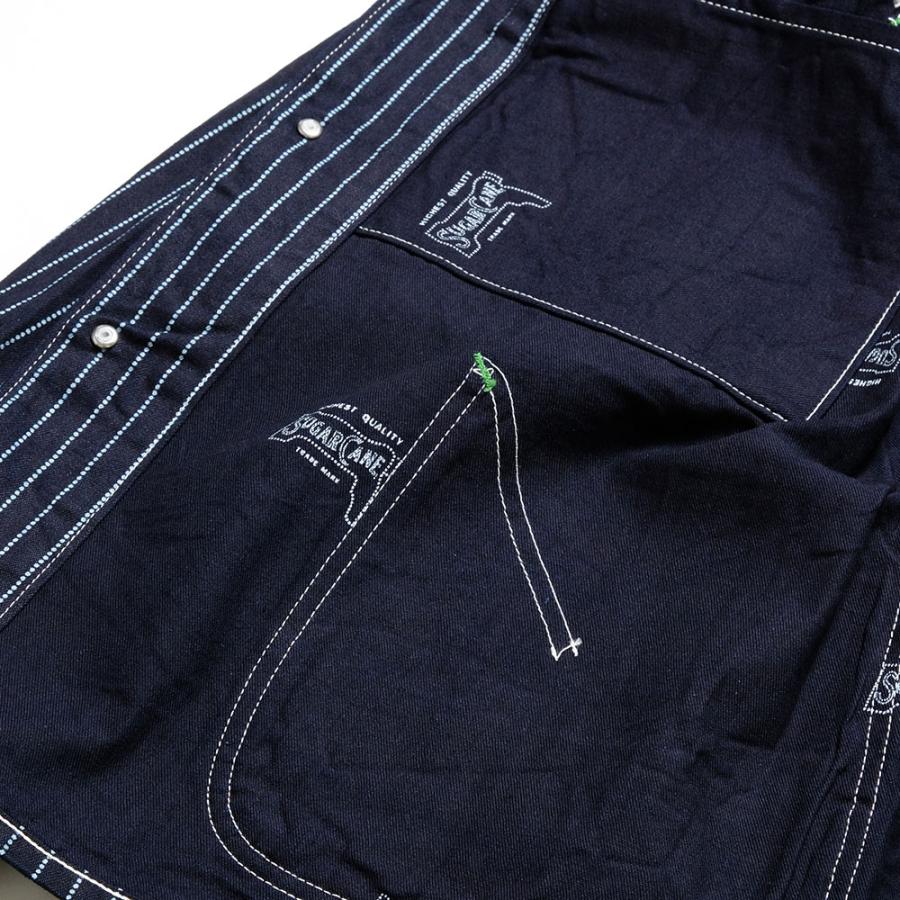 SUGAR CANE シュガーケーン SC15658 9oz. ウォバッシュ ストライプ