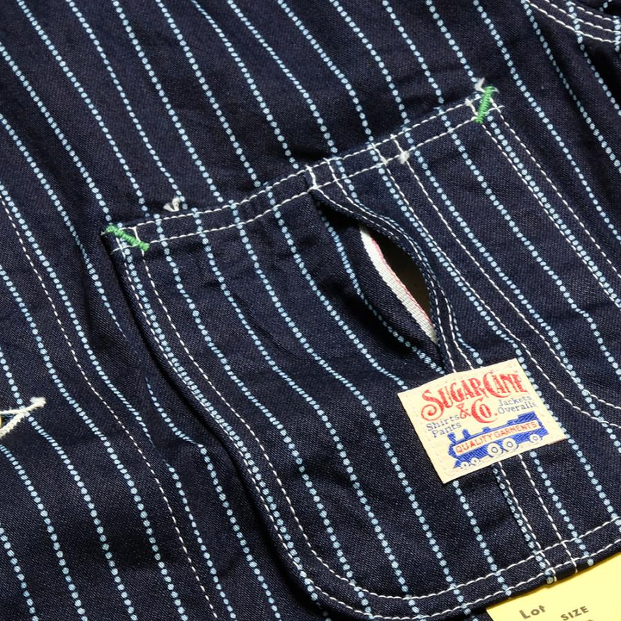 SUGAR CANE シュガーケーン SC15658 9oz. ウォバッシュ ストライプ