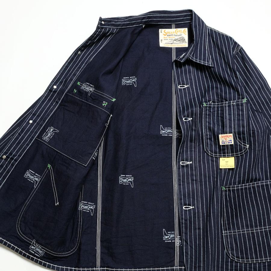 SUGAR CANE シュガーケーン SC15658 9oz. ウォバッシュ ストライプ