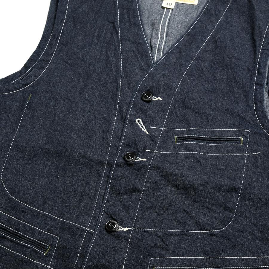 SUGAR CANE シュガーケーン SC15702 11oz ブルーデニム ワークベスト