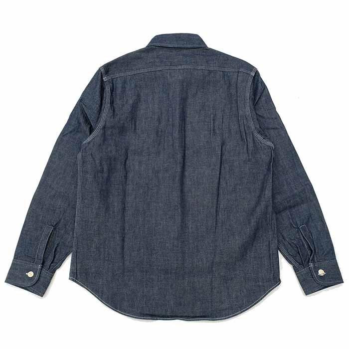 ダイアグラム 25AW ビジューデニムシャツ 長袖 7.5オンス グレー 36 SUGAR CANE シュガーケーン SC27852 9オンス デニムシャツ 長袖 ワン
