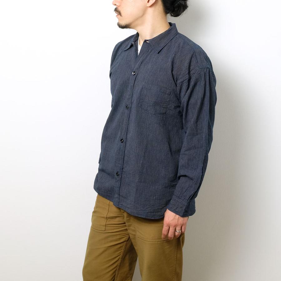 SUGAR CANE / 半袖シャツ/XL/--/IDG/無地 SUGAR CANE SUGARCANE（シュガーケーン） 砂糖黍製 5.1オンス