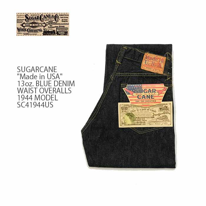 シュガーケーンSC41944 大戦モデル W34 メイドインアメリカ Lot No. SC41944US / SUGAR CANE “Made in USA” 13oz. BLUE DENIM