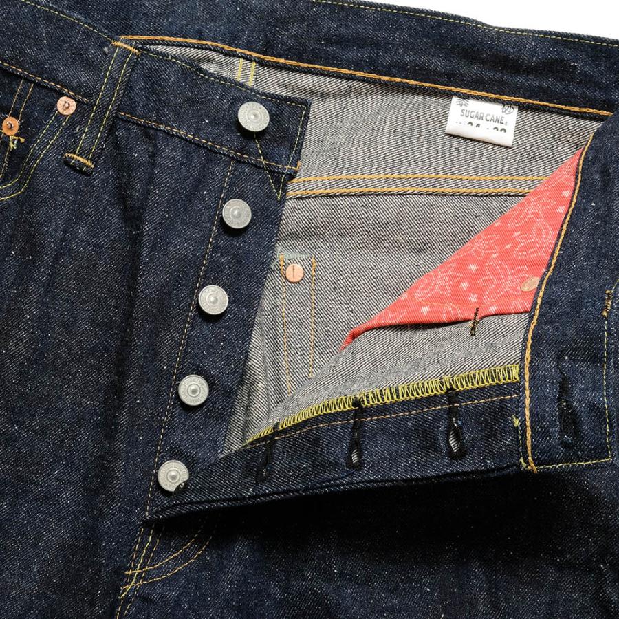 SUGAR CANE SUGARCANE（シュガーケーン） 砂糖黍製 13oz. 阿波藍混右綾