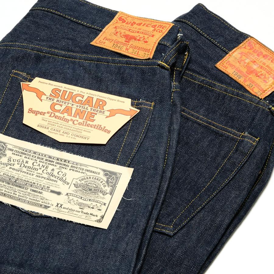 シュガーケーン SUGAR CANE Super “Denim” Collectibles SC49007 #07 13.5oz. ブルーデニム ウエストオーバーオール 1946モデル | ヒノヤ HINOYA｜hinoya-ameyoko｜06