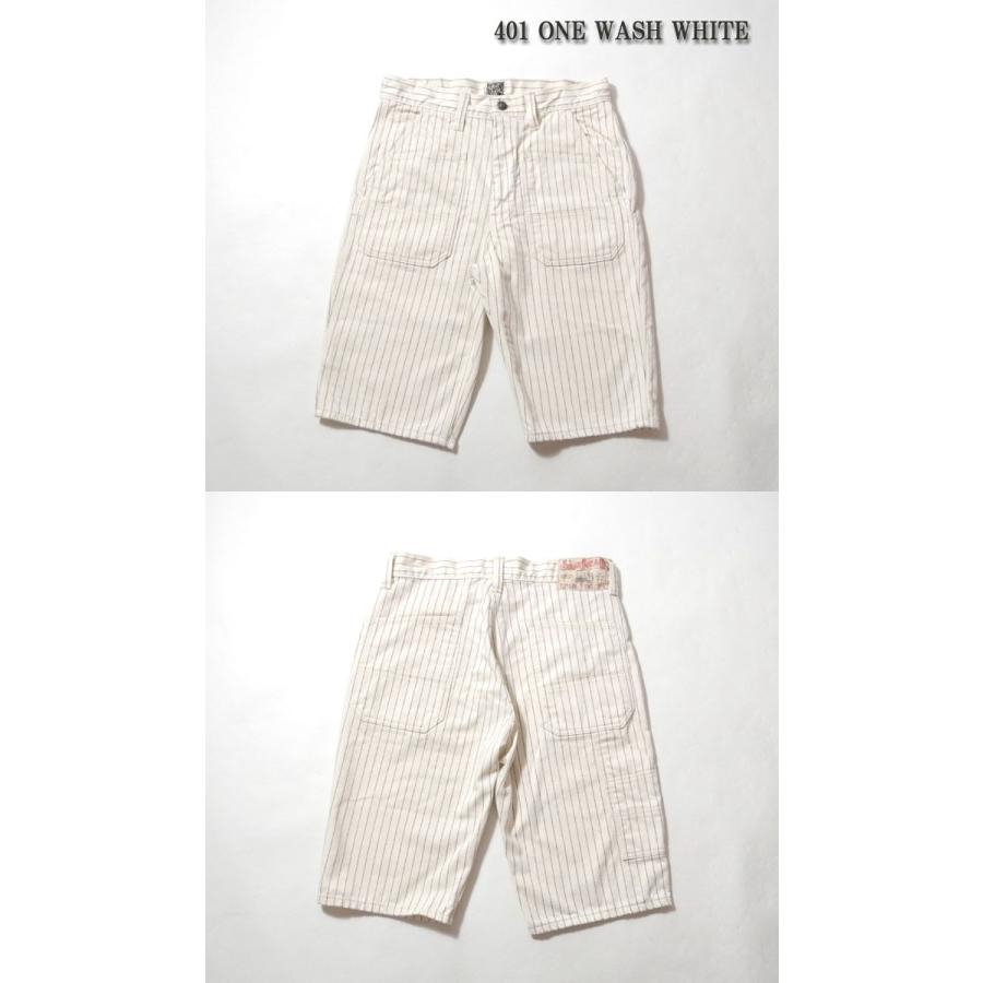 SUGARCANE（シュガーケーン）　FICTION ROMANCE　9oz. WHITE WABASH STRIPE 8POCKETS SHORTS SC51446｜hinoya-ameyoko｜03