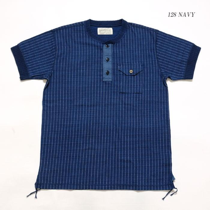 SUGAR CANE / Tシャツ/XL/コットン/IDG/ストライプ/SC78231 SUGAR CANE SUGARCANE（シュガーケーン） FICTION ROMANCE 4ニードルズ