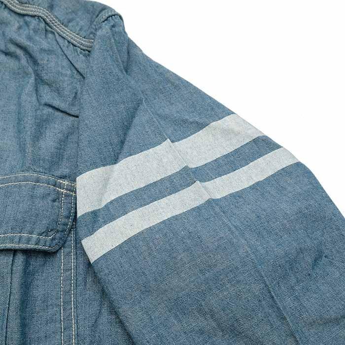 桃太郎ジーンズ（MOMOTARO JEANS） 長袖シャンブレー ワークシャツ