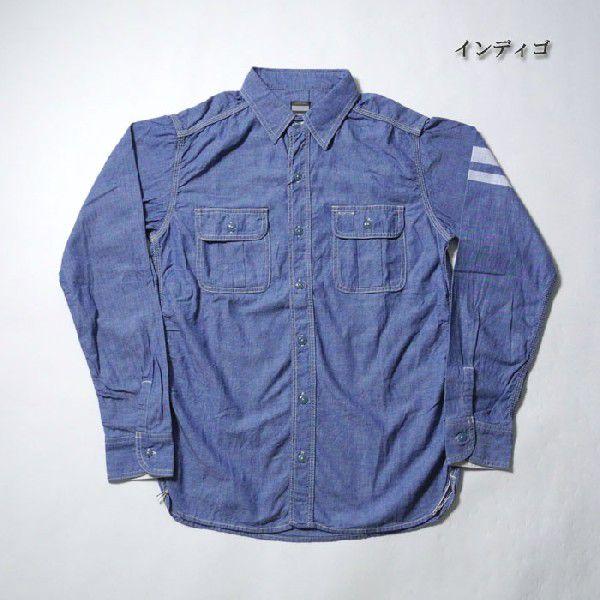 MOMOTARO JEANS 桃太郎ジーンズ CHAMBRAY L/S WORK SHIRT 『出陣