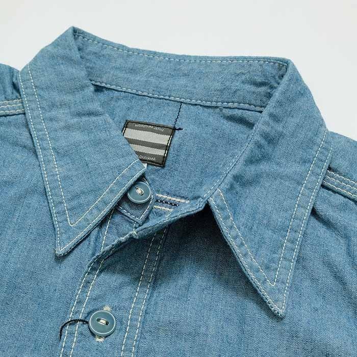 桃太郎ジーンズ（MOMOTARO JEANS） (モモタロウジーンズ) シャンブレー