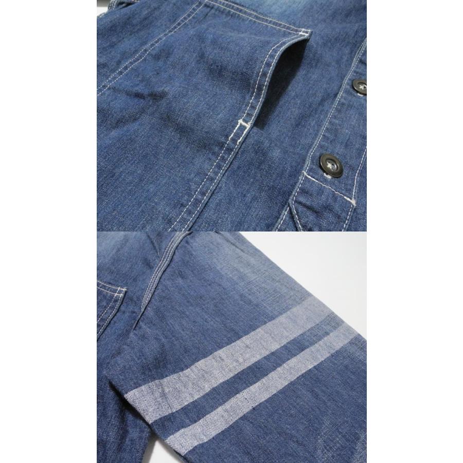桃太郎ジーンズ　ジュエルポケットシャツ 8oz 42 SJ191AW 桃太郎ジーンズ（MOMOTARO JEANS） 8oz 出陣ジュエルポケットシャツ