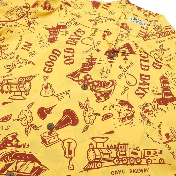 SUN SURF SURF（サンサーフ）長袖レーヨン ハワイアンシャツ 