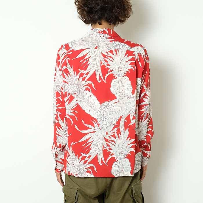 SUN SURF SURF（サンサーフ）長袖レーヨン ハワイアンシャツ 