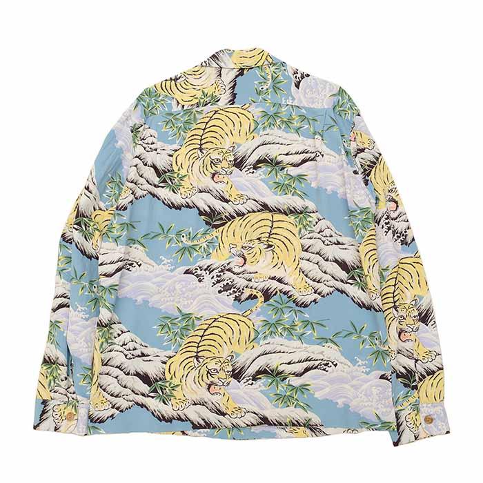 Sun Surf Toyo 和柄 長袖アロハシャツ Sサイズ SUN SURF サンサーフ SS29004 アロハシャツ 長袖 ハワイアンシャツ 和