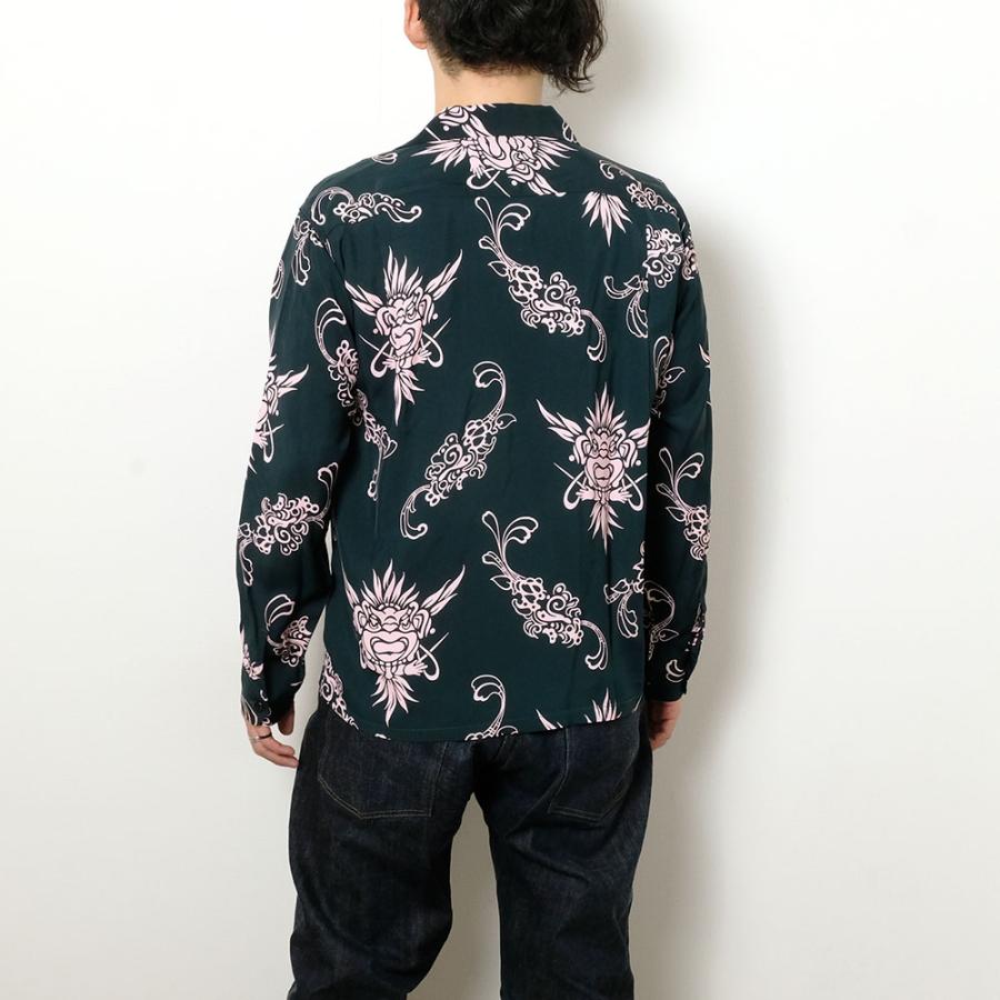 SUN SURF サンサーフ アロハシャツ SS29601 長袖 レーヨン ハワイアン