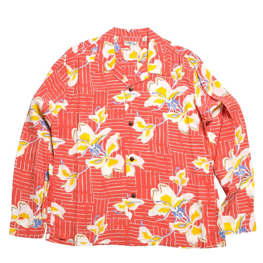 00s SUNSURF サンサーフ　アロハシャツ　SS30105 古着　アメカジ SUN SURF サンサーフ アロハシャツ SS29605 長袖 レーヨン ハワイアン