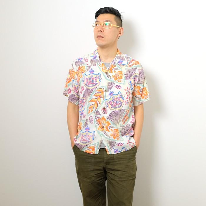 SUN SURF SURF（サンサーフ） 半袖 レーヨン アロハシャツ 