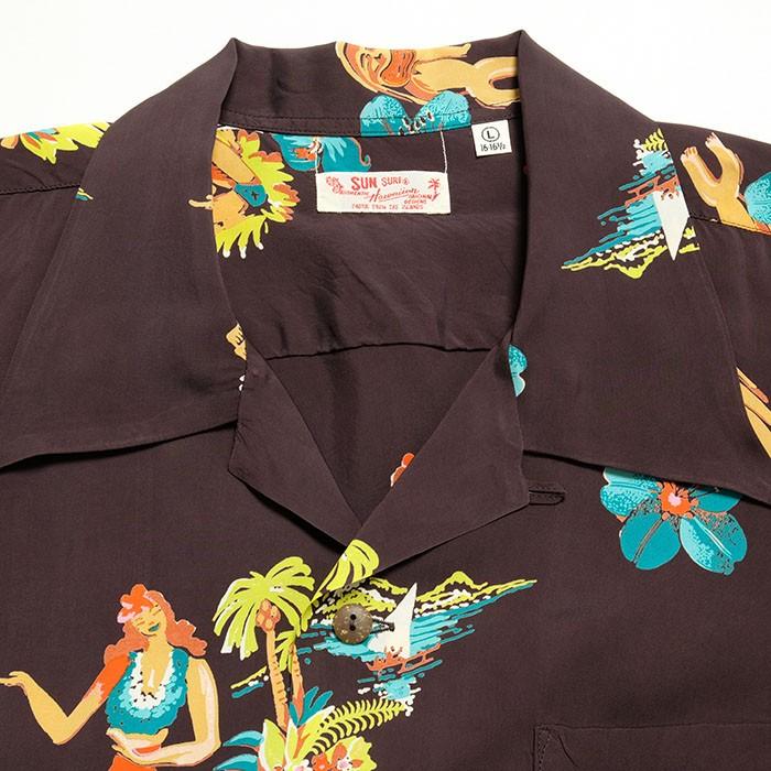 SUN SURF (サンサーフ) 半袖 レーヨン ハワイアンシャツ 