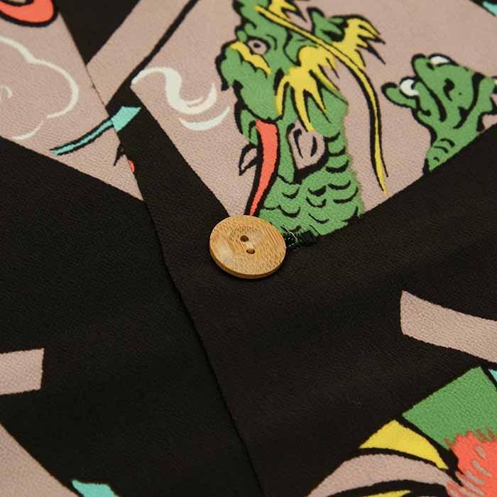 SUN SURF (サンサーフ) 半袖 レーヨン ハワイアンシャツ 