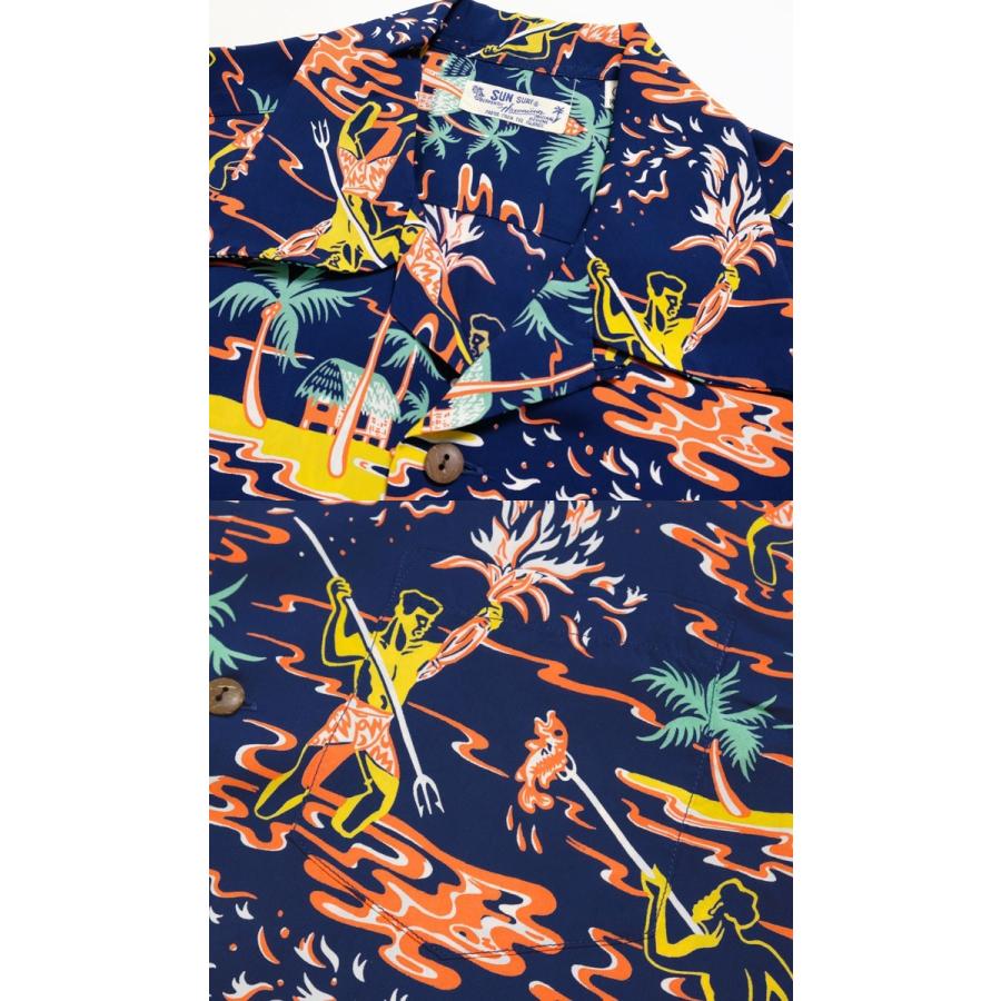 SUN SURF SURF（サンサーフ） 半袖 レーヨン ハワイアンシャツ 