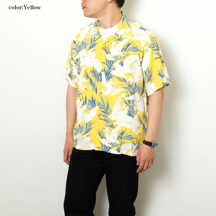 SUN SURF サンサーフ SS39222 半袖 レーヨン ハワイアンシャツ - WHITE