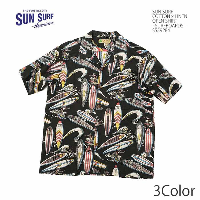 SUN SURF サンサーフ SS39284 コットンリネン オープンシャツ