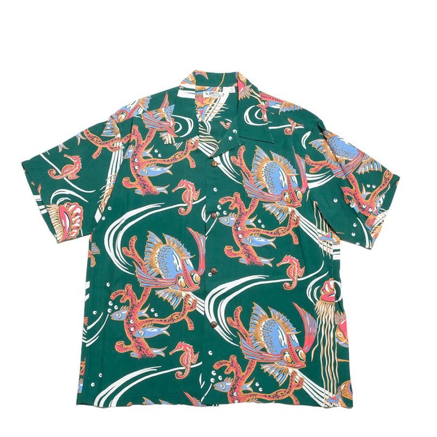 SUN SURF サンサーフ SS39417 半袖 レーヨン ハワイアンシャツ - BUG