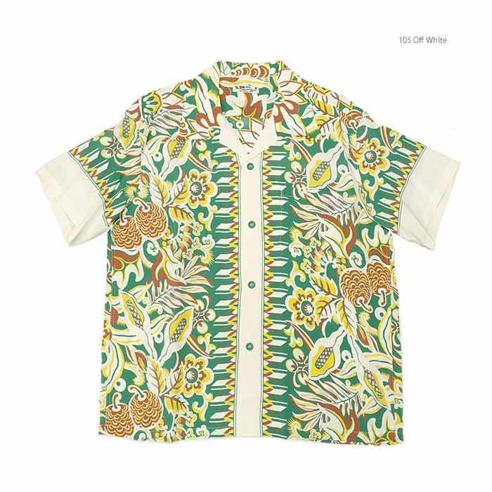 SUN SURF ハワイアンプリント 半袖シャツ XXL SUN SURF サンサーフ SS39430 半袖 レーヨン ハワイアンシャツ