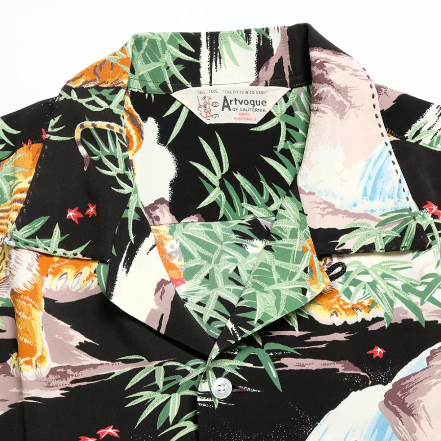 SUN SURF　緑の百虎　半袖 ハワイアン アロハシャツ　ヴィンテージシャツ SUN SURF サンサーフ SS39478 スペシャルエディション - SASA TORA