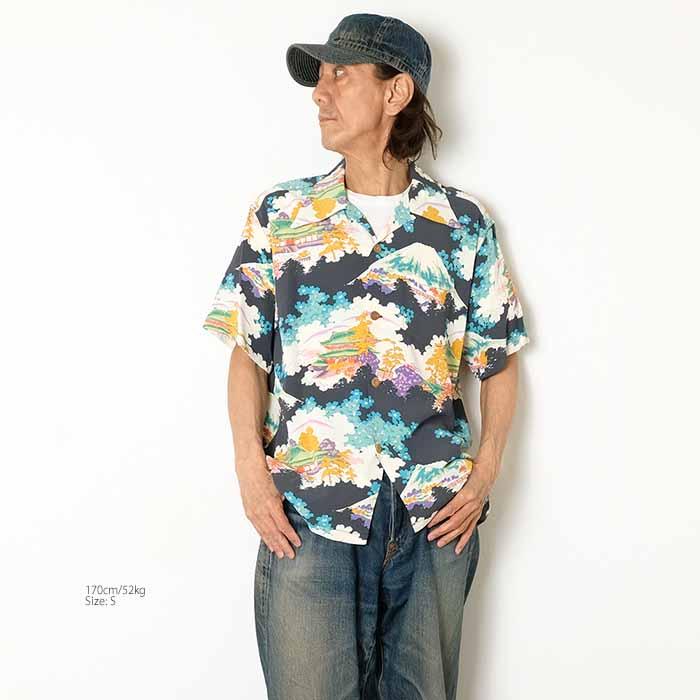 SUN SURF サンサーフ アロハシャツ SS39618 半袖 レーヨン ハワイアン