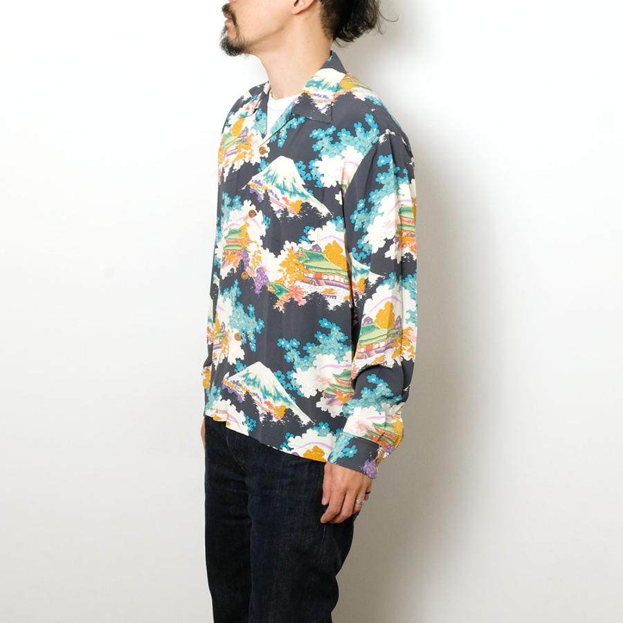 SUN SURF サンサーフ アロハシャツ SS39618LS 長袖 レーヨン
