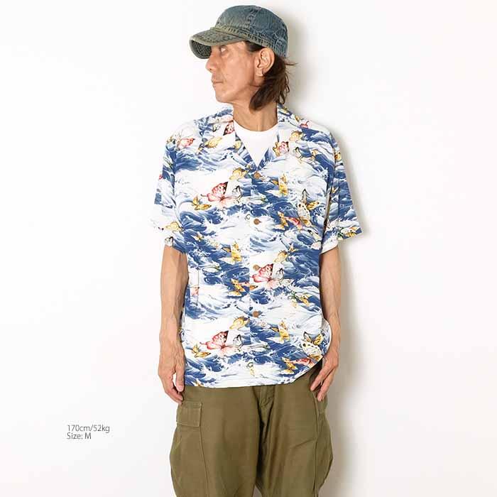SUN SURF サンサーフ アロハシャツ SS39627 半袖 レーヨン ハワイアン