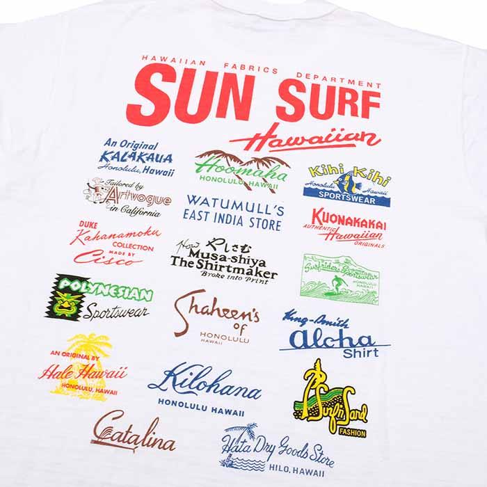 SUN SURF サンサーフ SS79183 Tシャツ 半袖 プリント ブランドロゴ