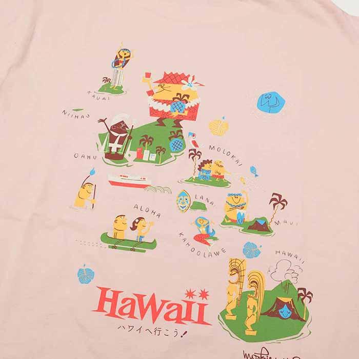 サンサーフ SUN SURF SS79385 Tシャツ by 柳原良平 ムーキーサトウ 半袖 プリント - HAWAII MAP - メンズ | ヒノヤ｜hinoya-ameyoko｜13