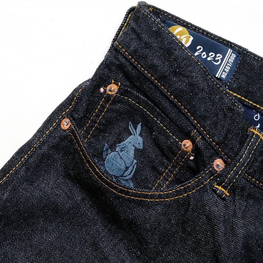 桃太郎ジーンズ MOMOTARO JEANS 限定 2023 干支ジーンズ 卯 桃太郎ジーンズ MOMOTARO JEANS 限定 2023 干支ジーンズ 卯
