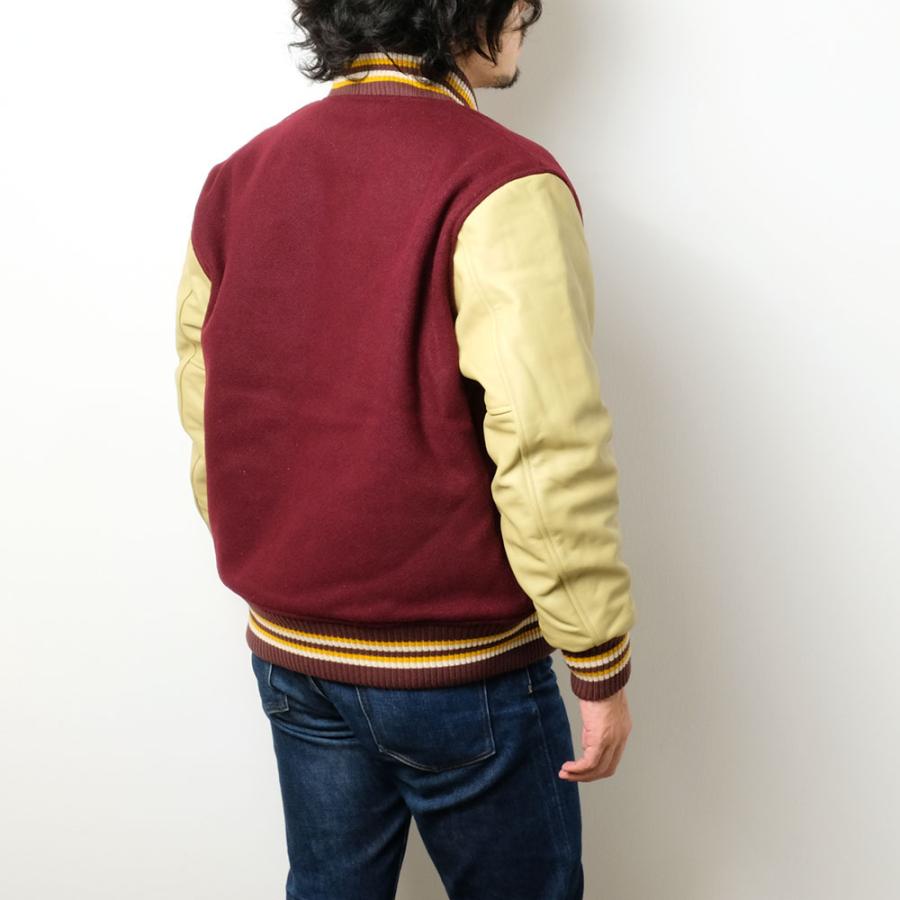 美品‼️⭐️ WHITESVILLE ホワイツビル スタジャン ⭐️ WV14904 WHITESVILLE ホワイツビル スタジャン WV14904 メルトン x 本革