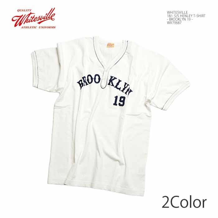 WHITESVILLE ホワイツビル WV79687 半袖 ヘンリーネックTシャツ